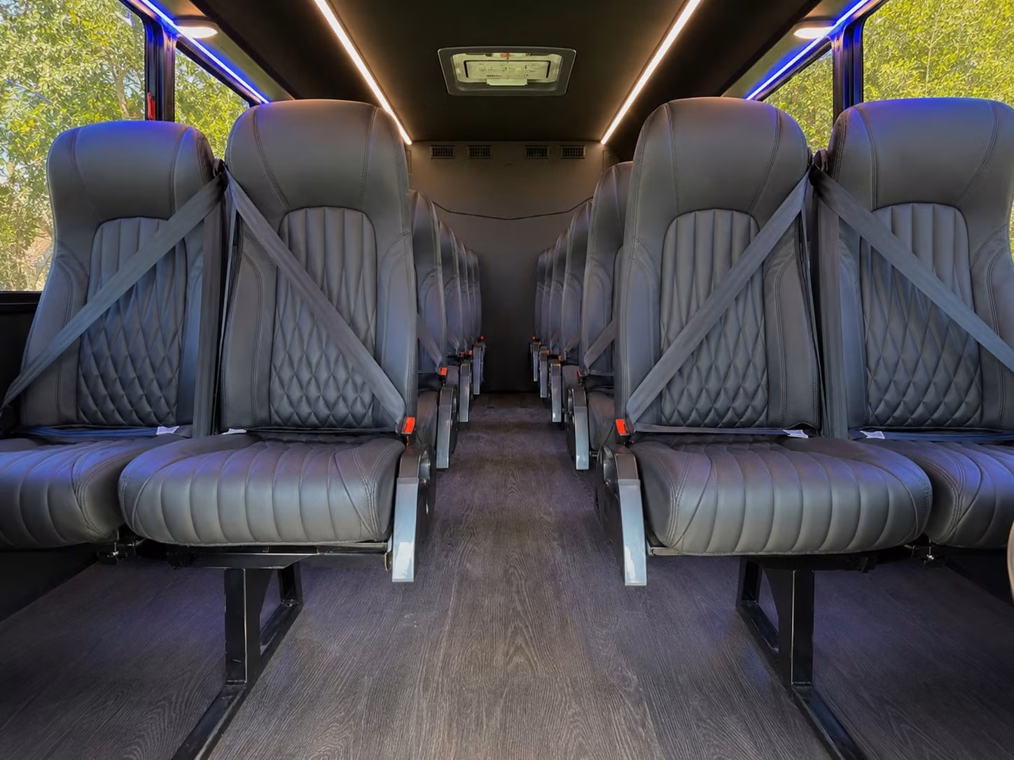 18 passenger minibus inside