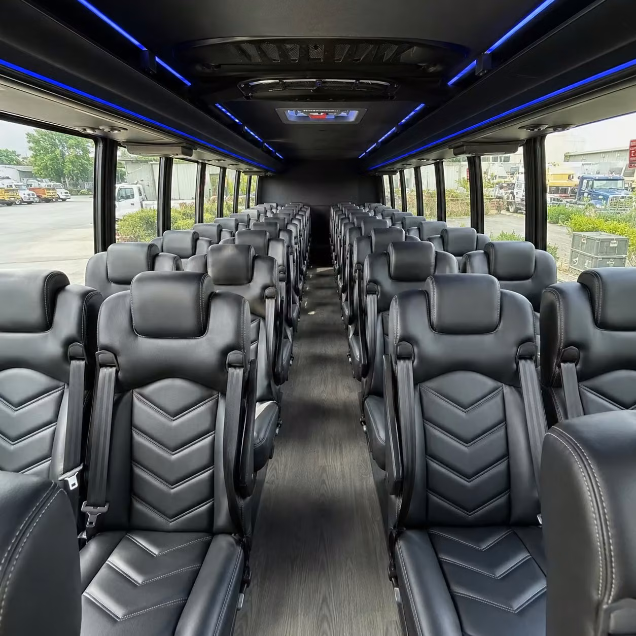 35 passenger minibus interior