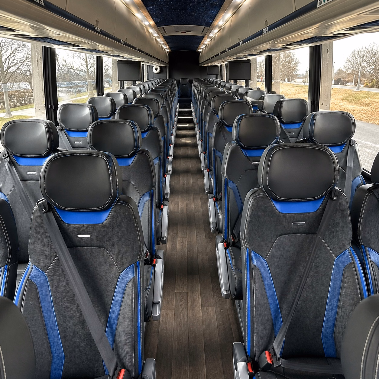 killeen charter bus interior