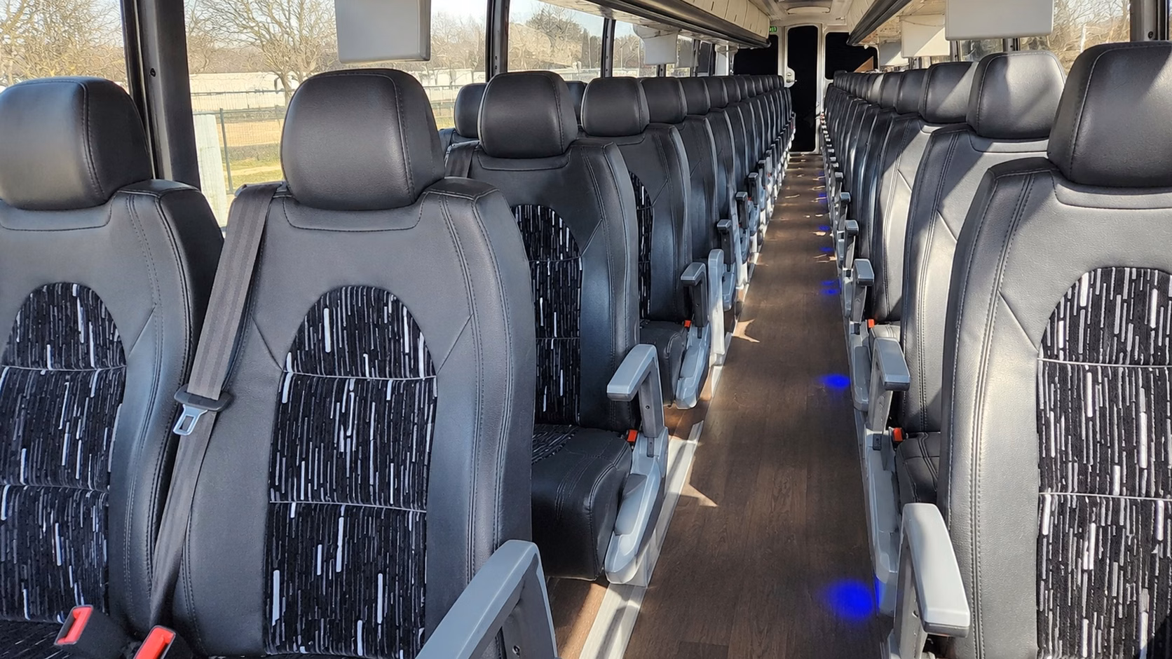killeen charter bus rental interior
